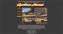 Desktop Screenshot of gordonmotel.com
